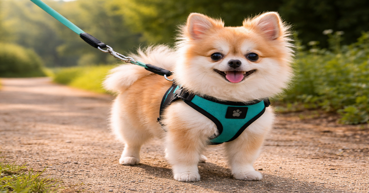 Laisse collier Pomchi