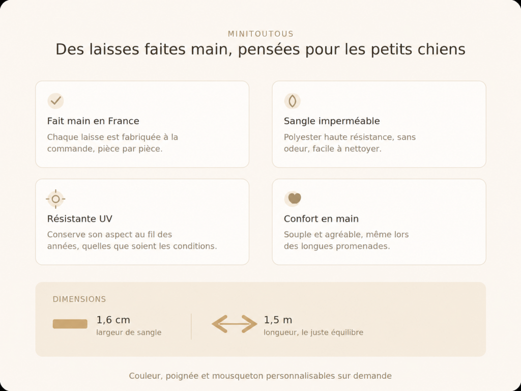Laisses mini chiens